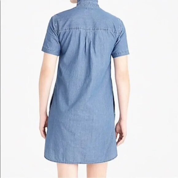 J Crew Factory Mercantile Chambray Dress - Picture 2 of 6